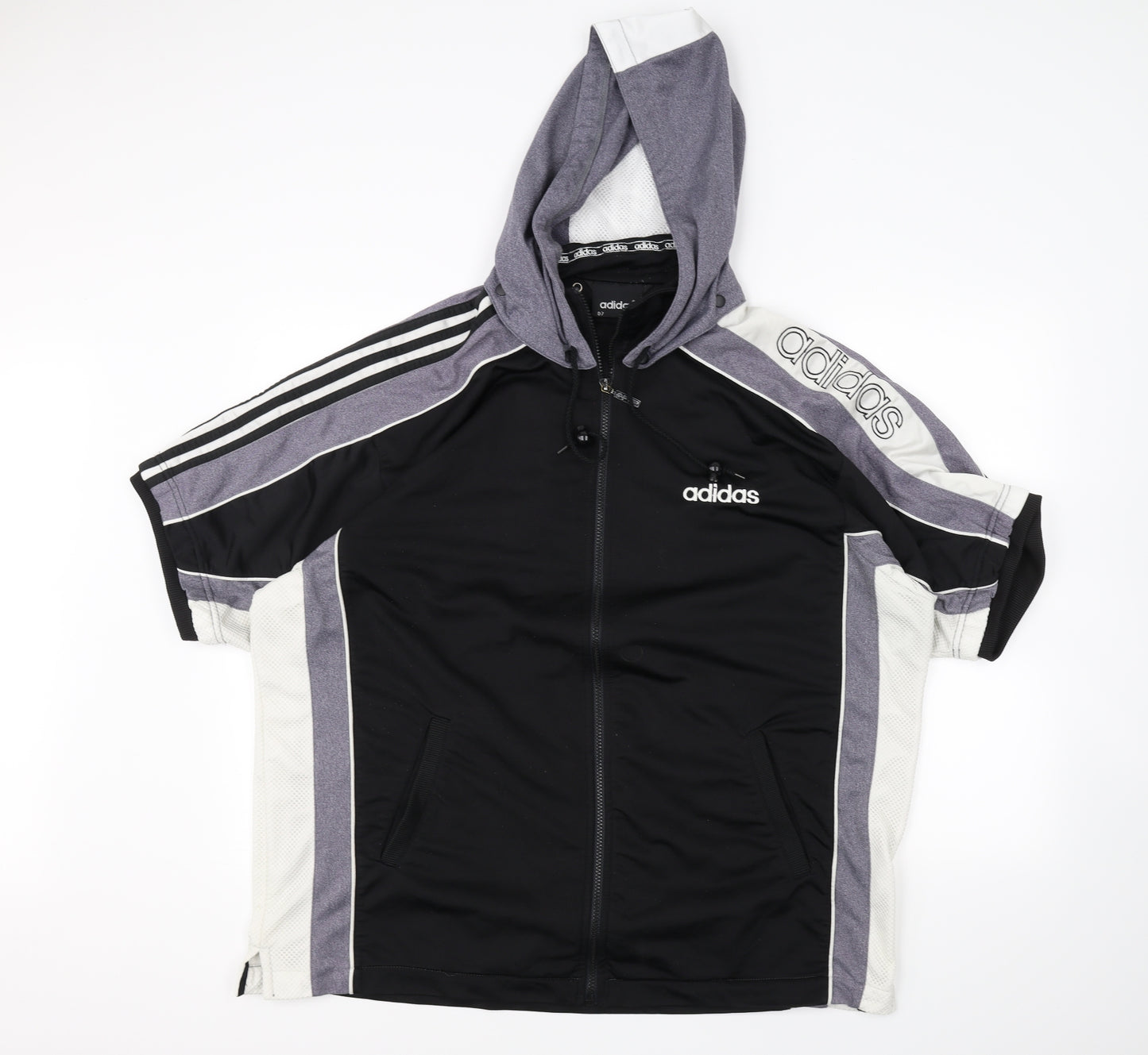 adidas Mens Multicoloured   Full Zip Hoodie Size L