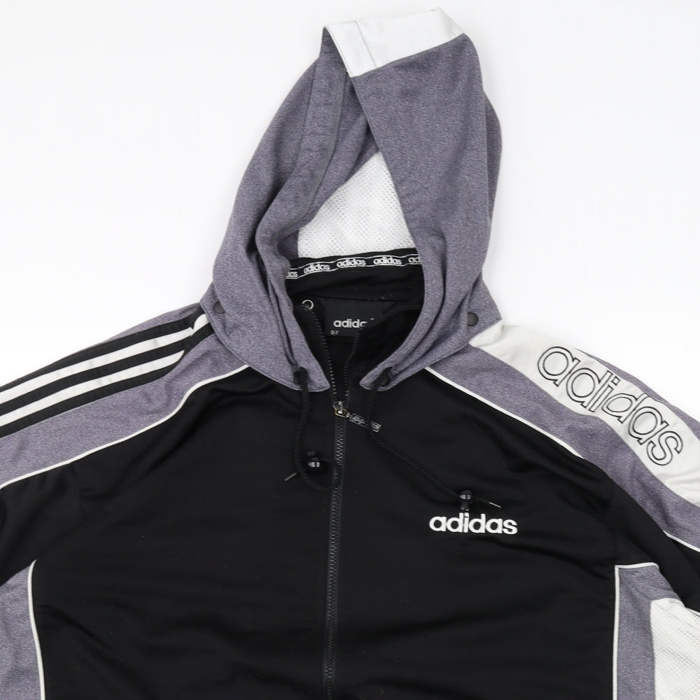 adidas Mens Multicoloured   Full Zip Hoodie Size L
