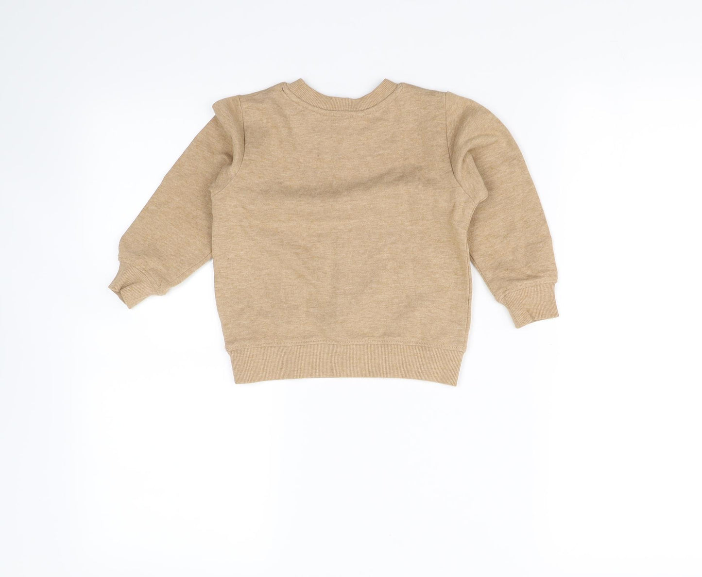 h&m Boys Beige   Pullover Jumper Size 2 Years