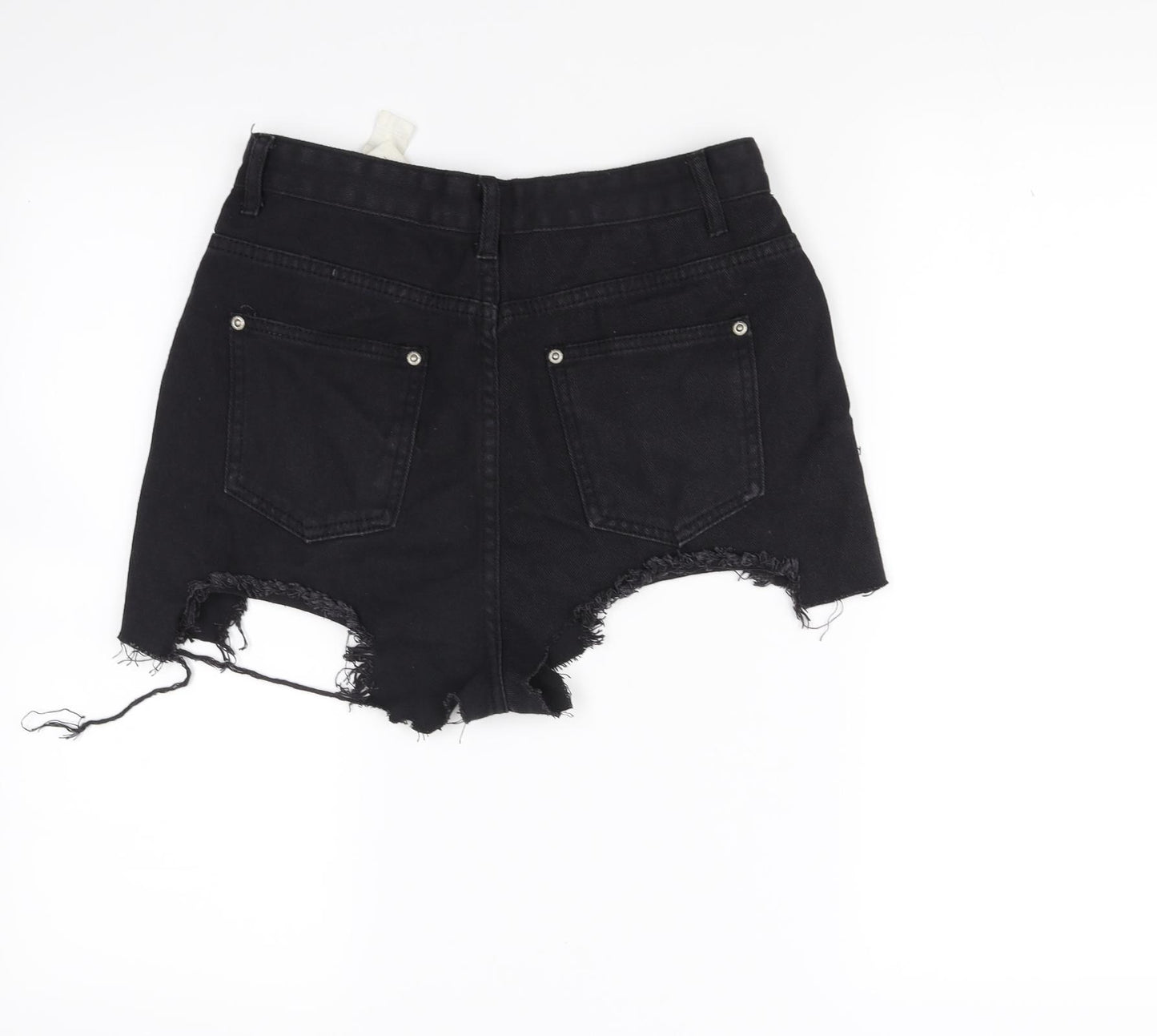 pretty little thing Womens Black   Cut-Off Shorts Size 8
