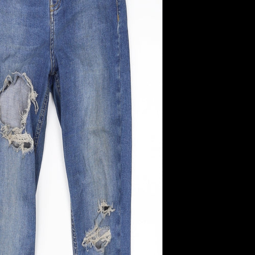 Preworn Womens Blue   Straight Jeans Size 28 in L28 in