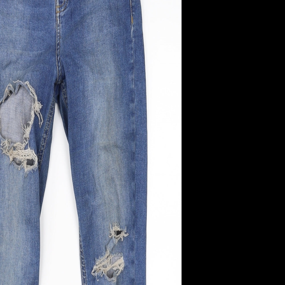 Preworn Womens Blue   Straight Jeans Size 28 in L28 in
