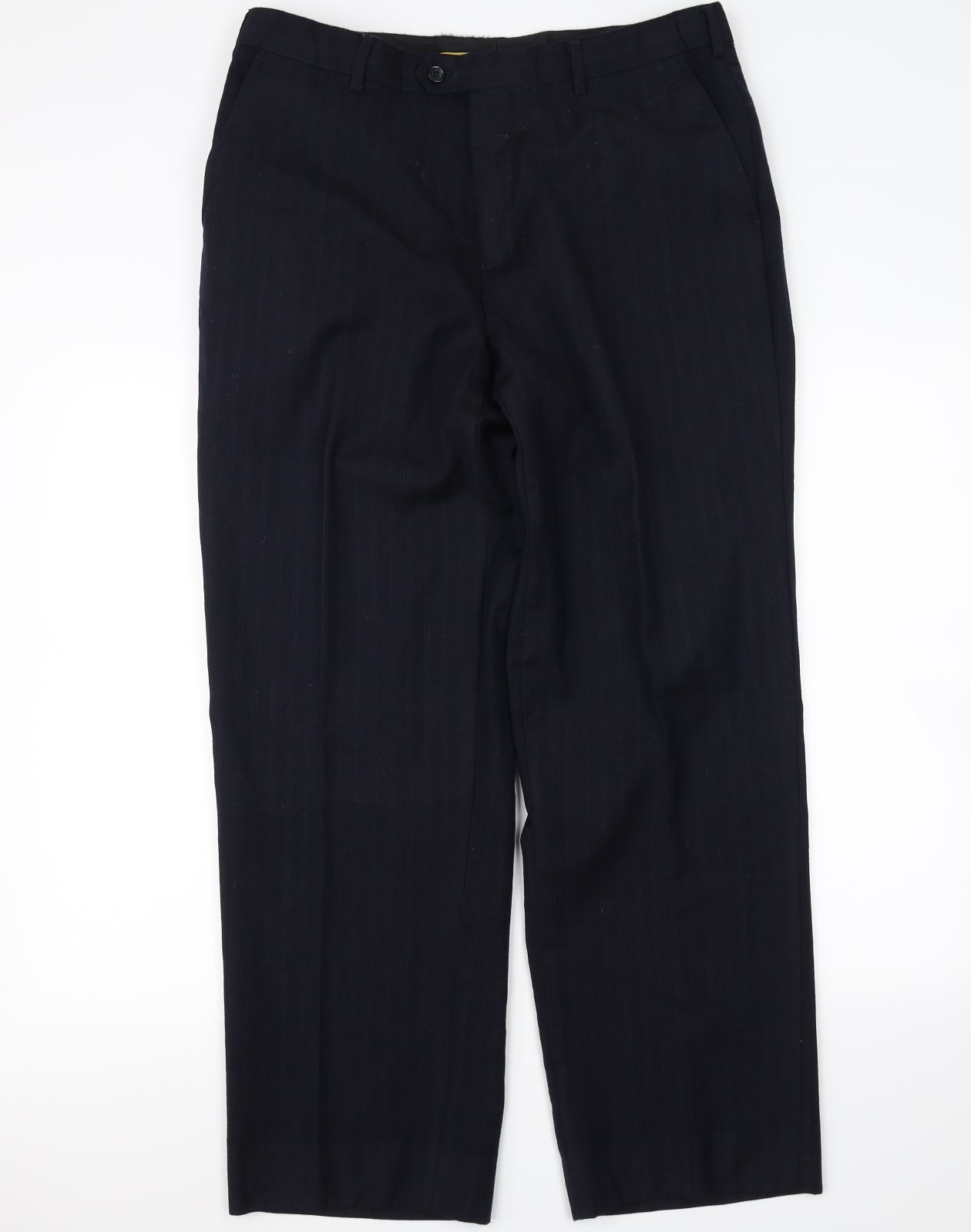 Preworn Mens Blue   Dress Pants Trousers Size 36 in L30 in