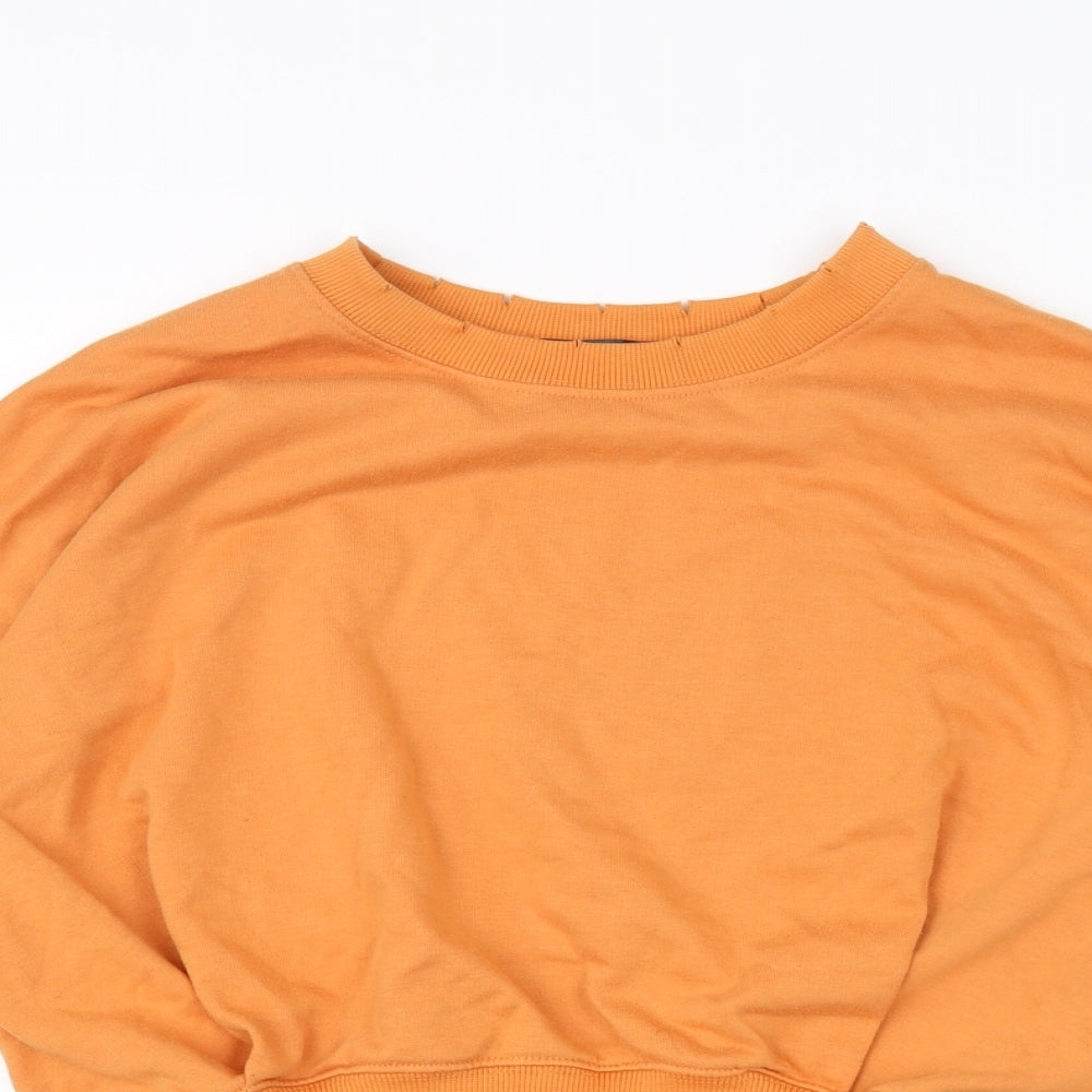 misguided Womens Orange   Pullover Jumper Size 6