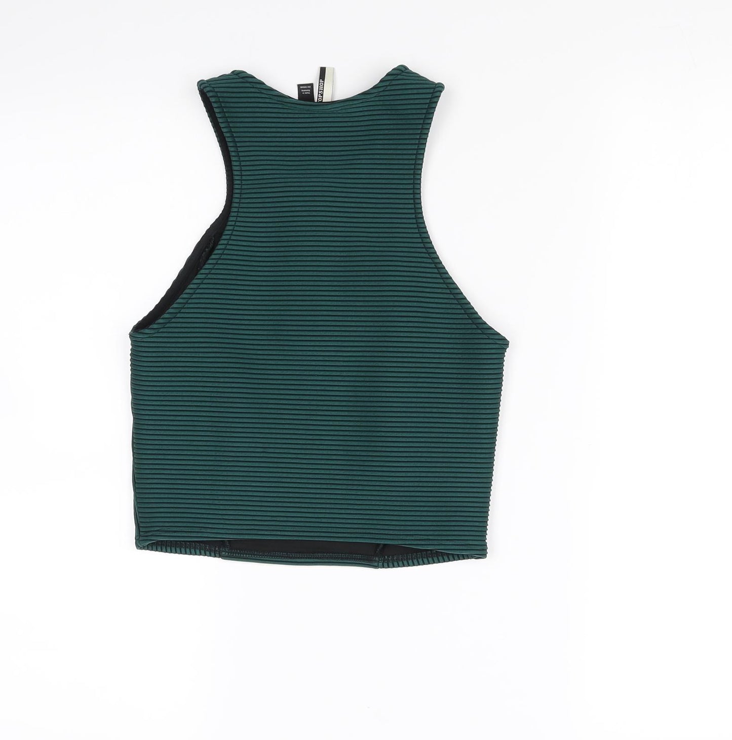 Topshop Womens Green   Cropped Tank Size 6