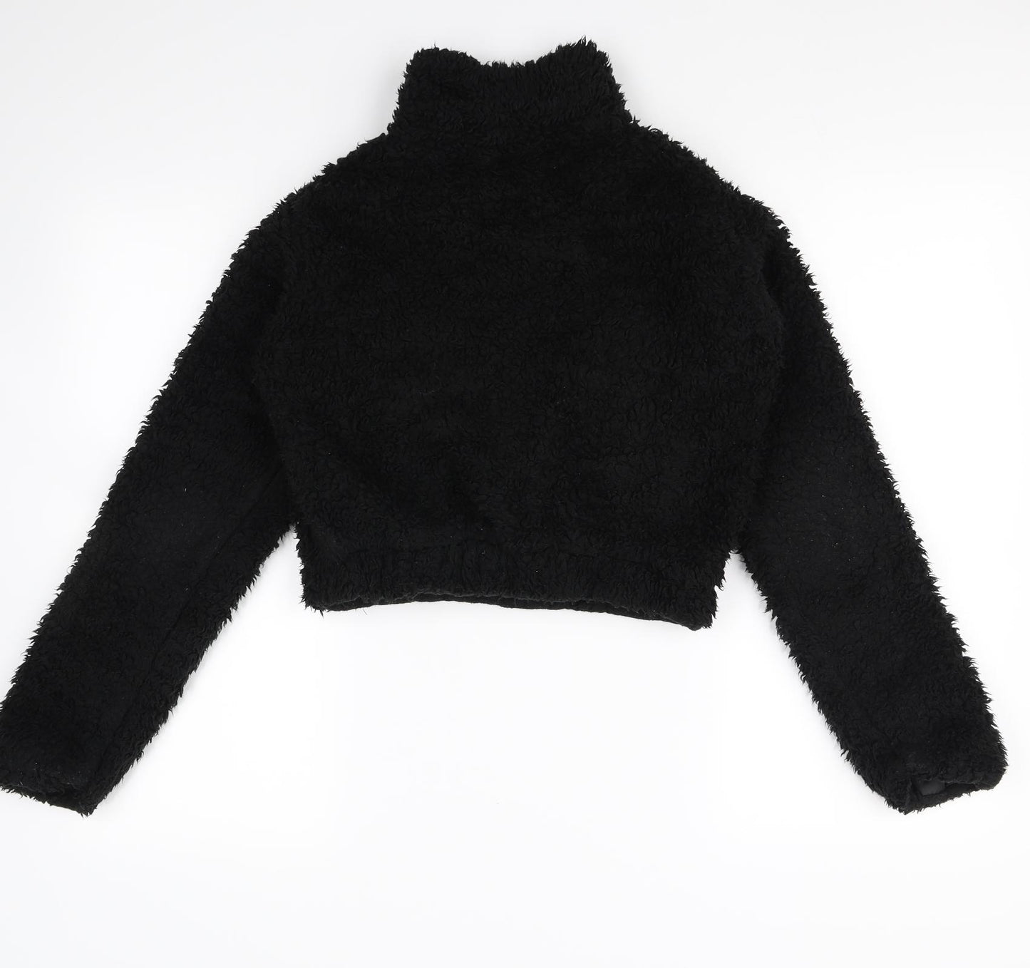 Rising Womens Black   Henley Jumper Size S