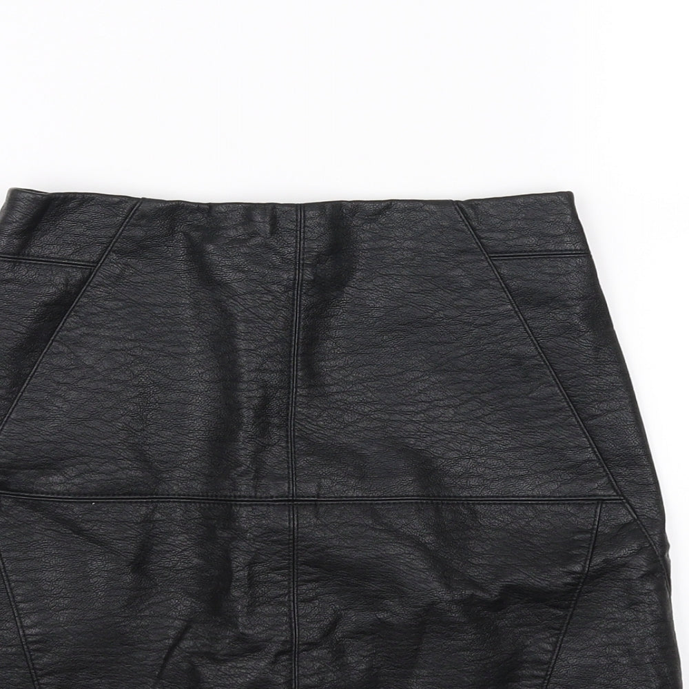 H&M Womens Black   Mini Skirt Size 6
