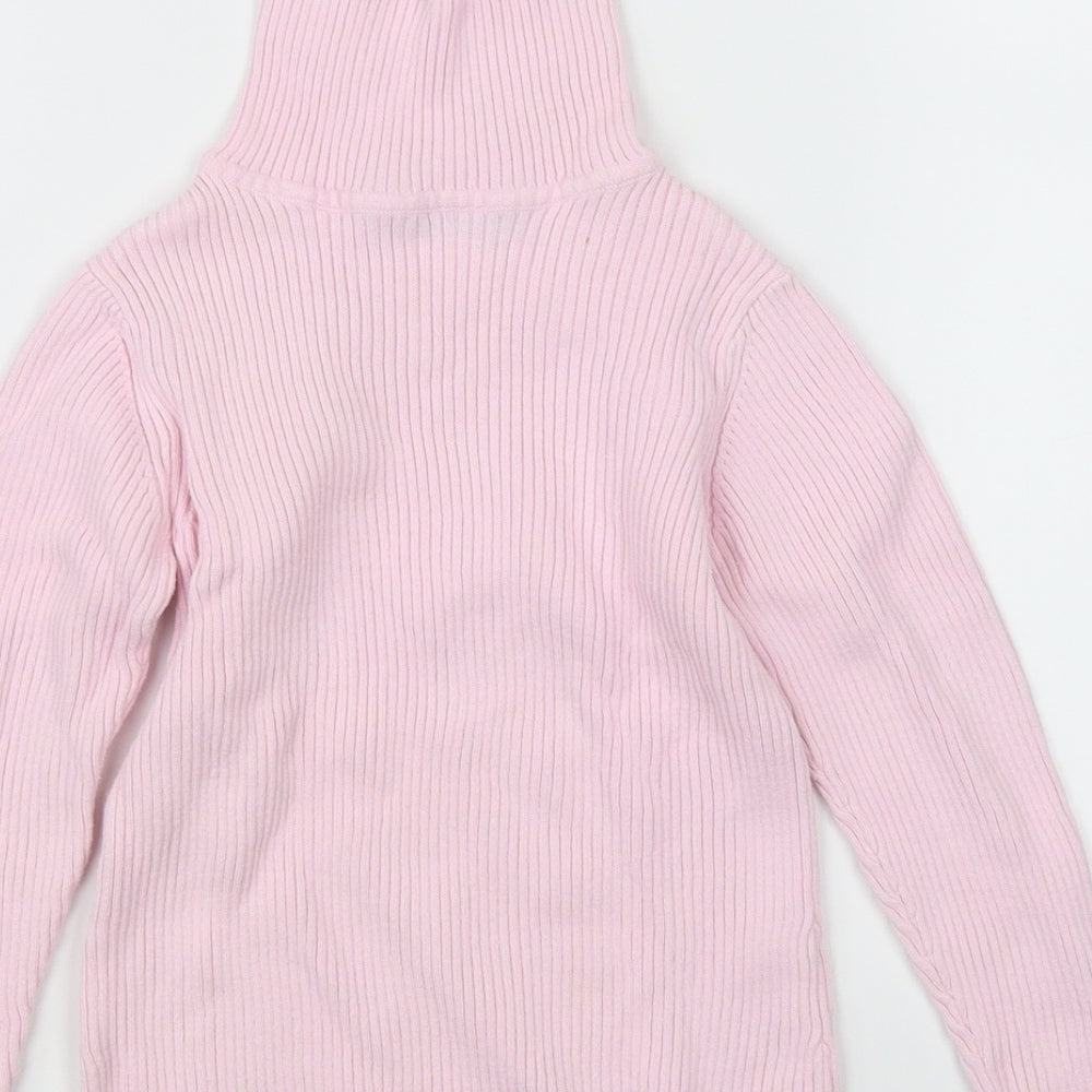 George Girls Pink   Pullover Jumper Size 4-5 Years