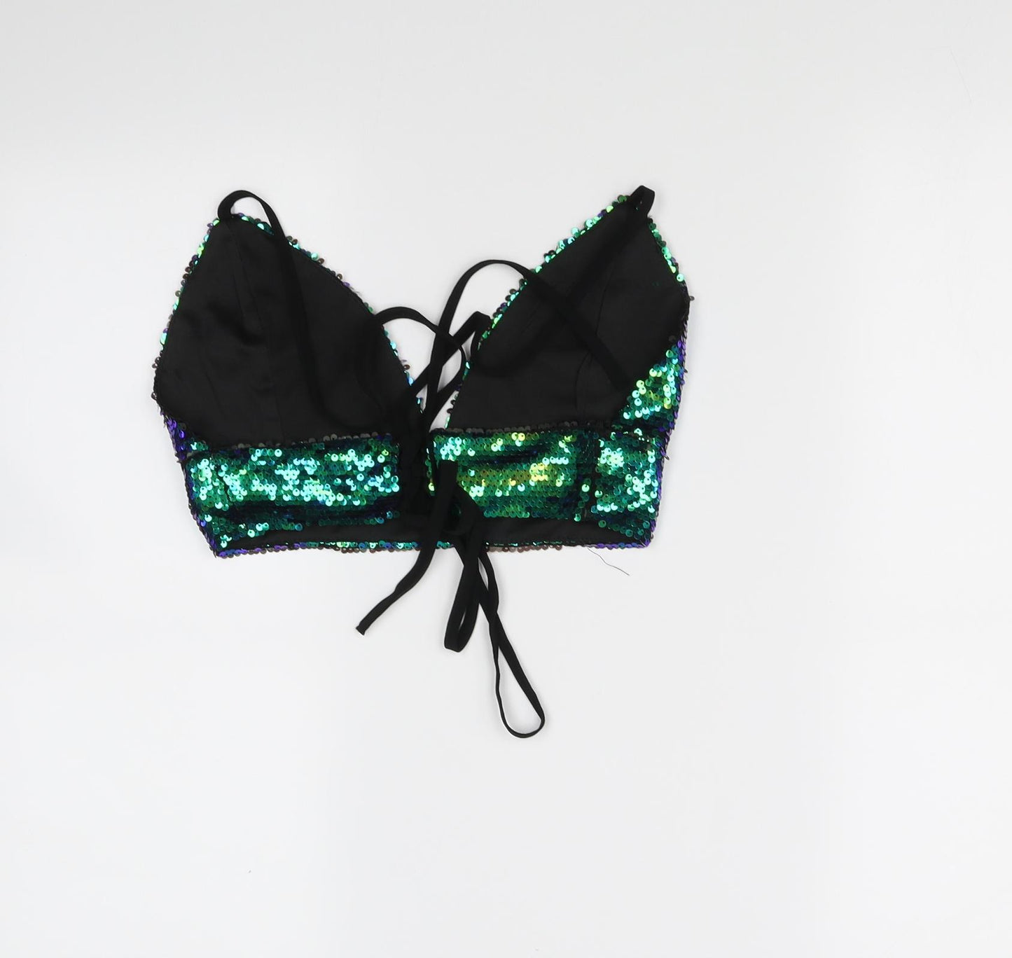 In the Style Womens Green   Cropped Tank Size 8