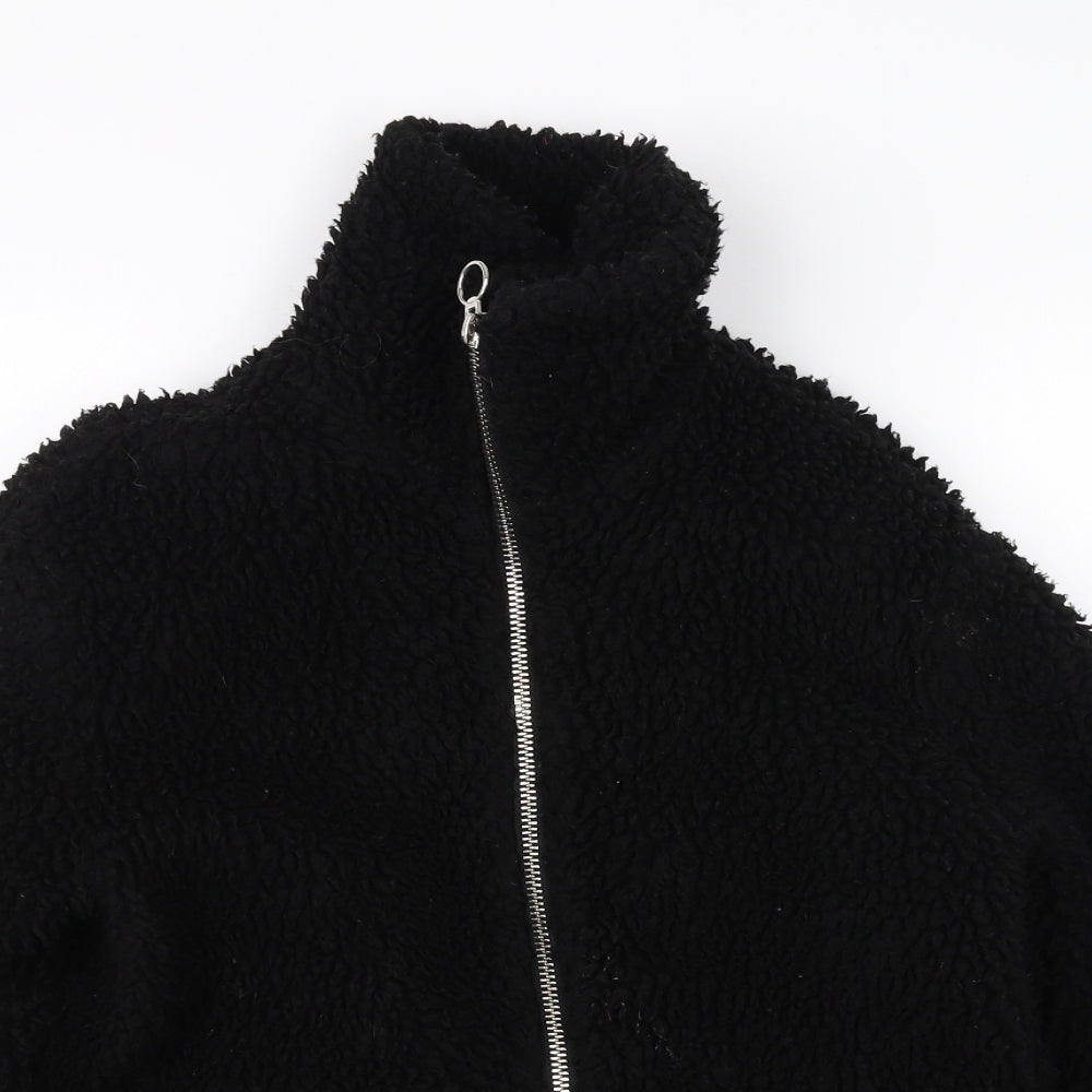 Topshop Womens Black   Jacket Coat Size XS