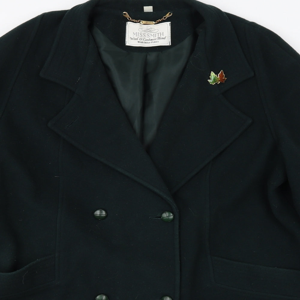 Miss Smith Womens Green   Jacket Coat Size 18