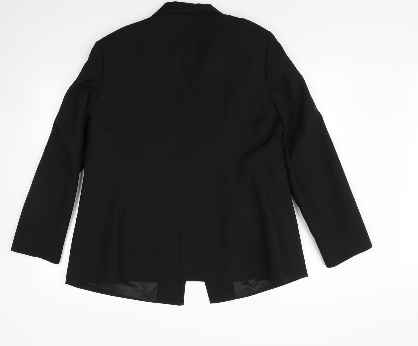Preworn Womens Black   Jacket Blazer Size 20