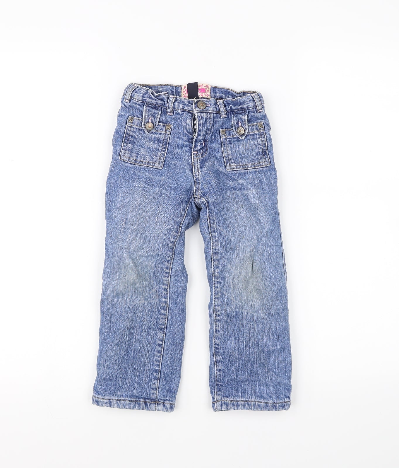 Gap Girls Blue   Straight Jeans Size 3 Years