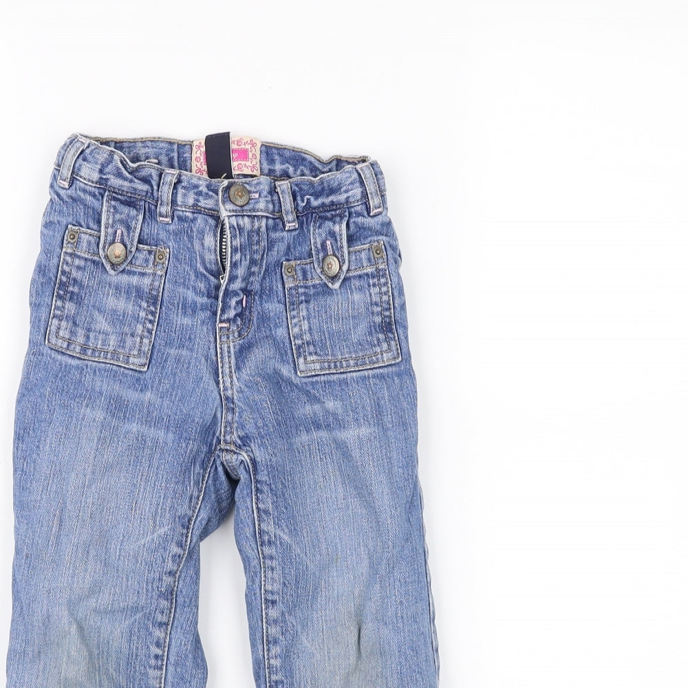 Gap Girls Blue   Straight Jeans Size 3 Years