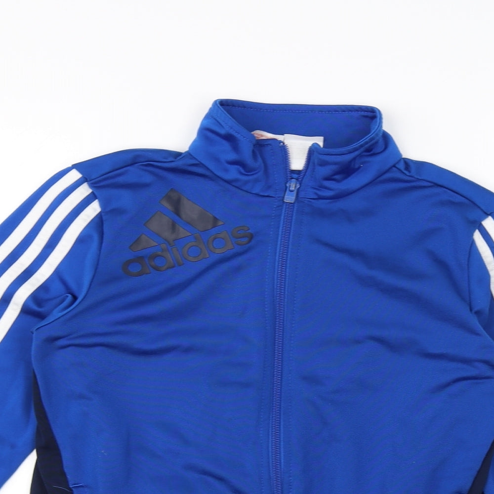 adidas Boys Blue   Jacket  Size 11 Years