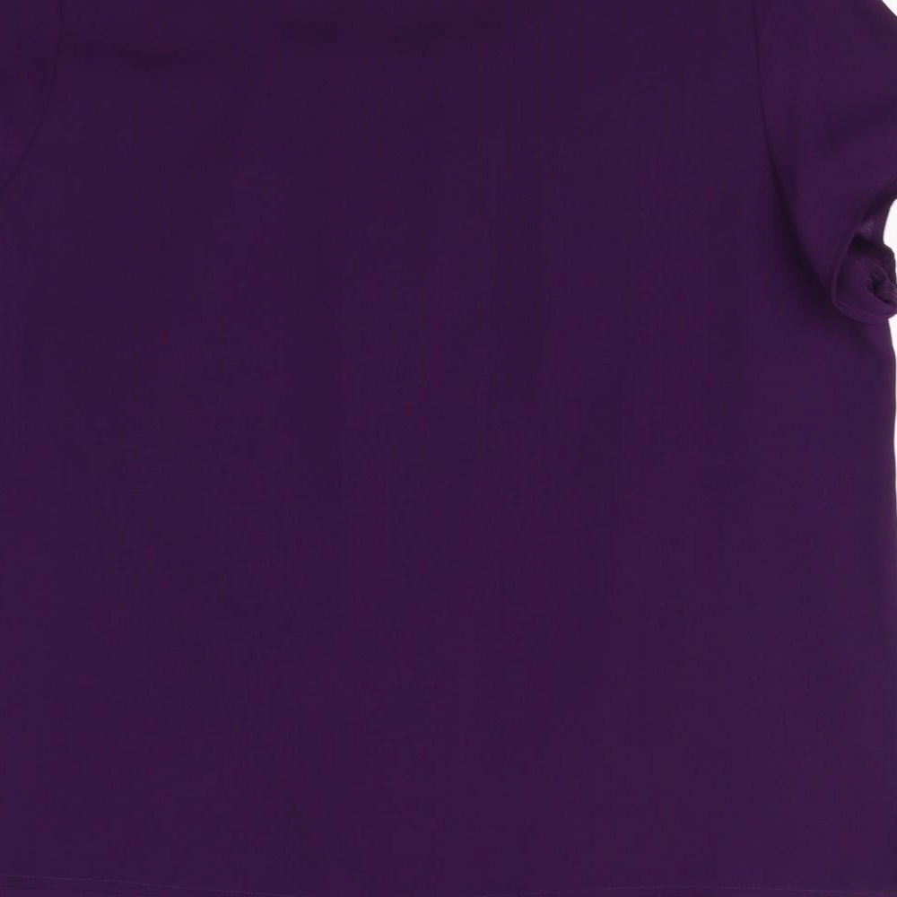 Bonmarché Womens Purple   Basic Blouse Size 20