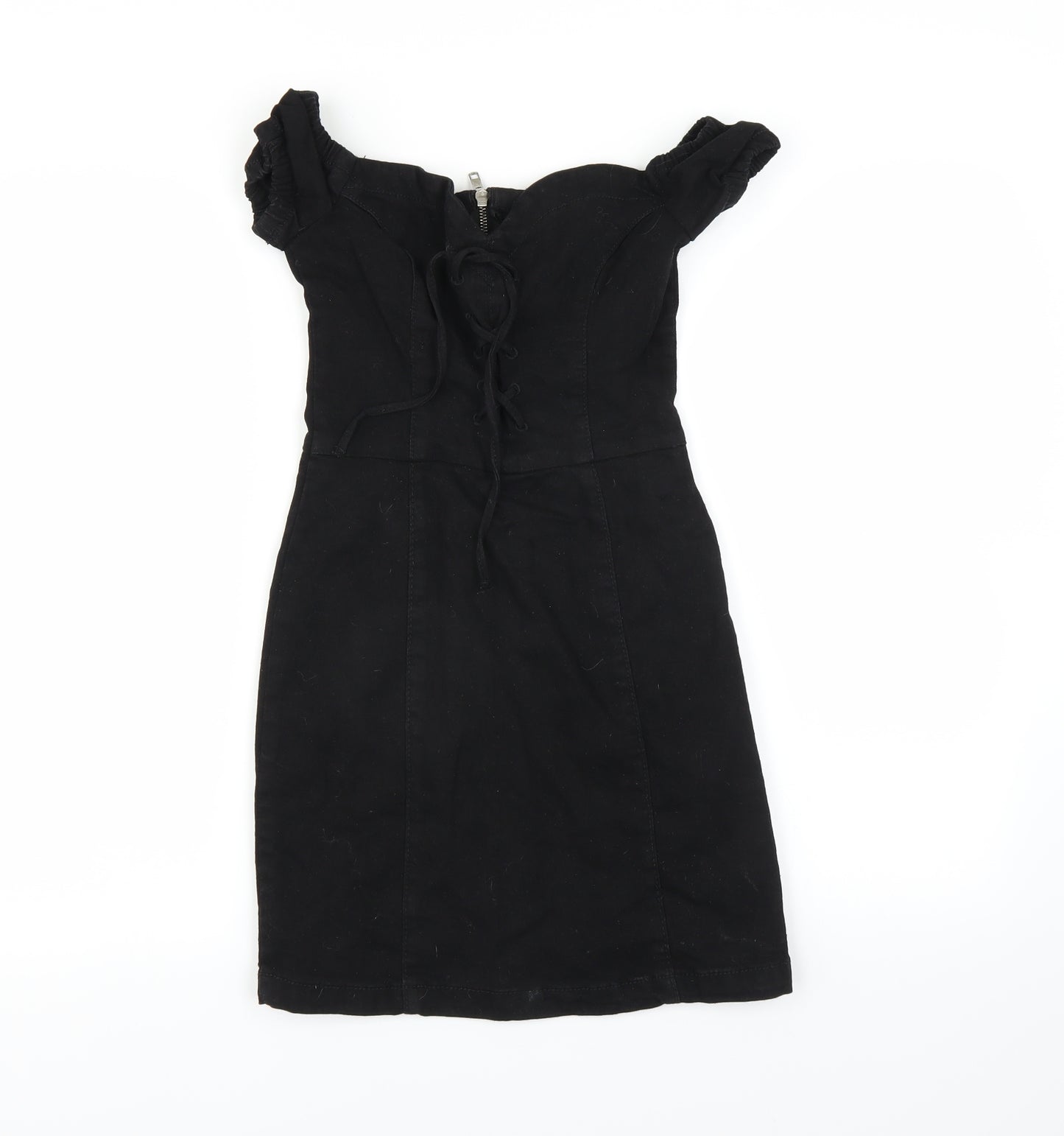 DENIMCO Womens Black   A-Line  Size 6