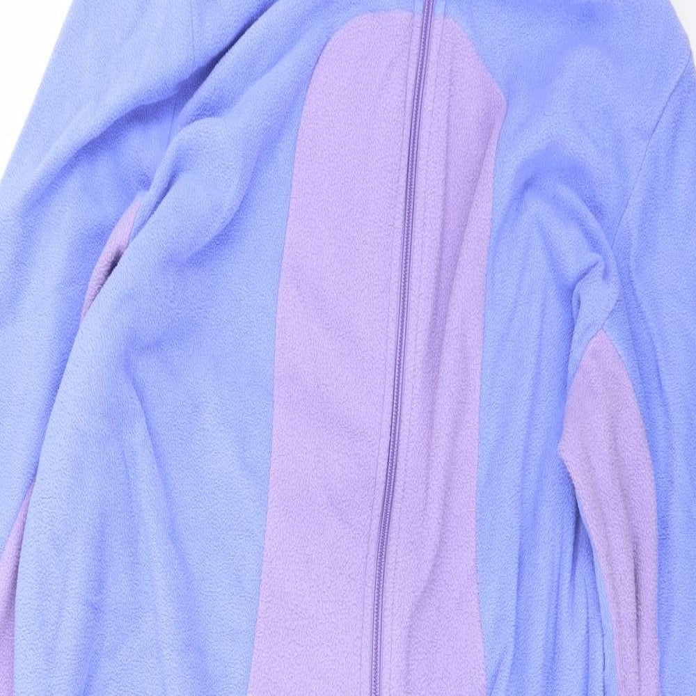 George Womens Purple Solid  Top One Piece Size L