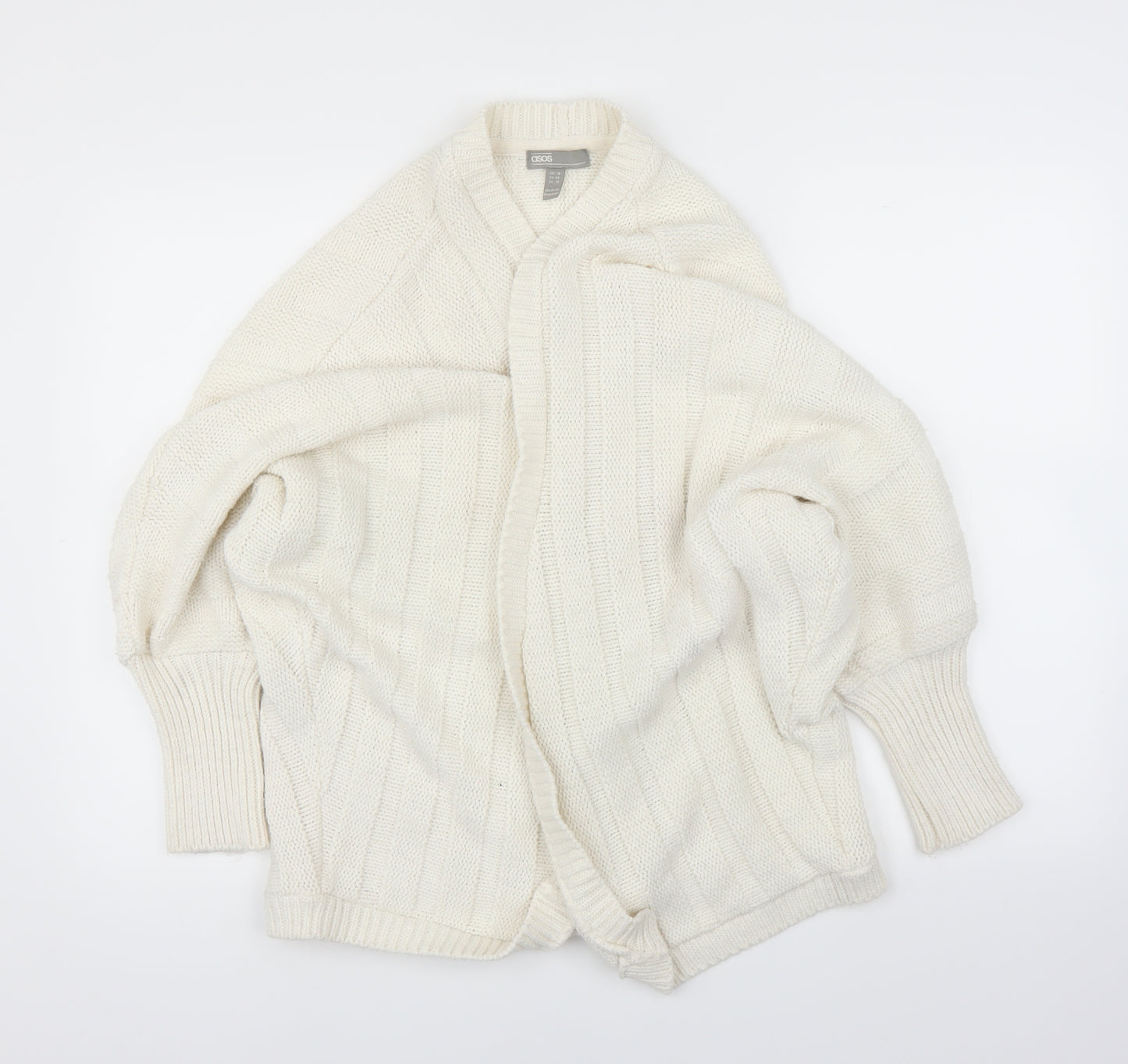 ASOS Womens White   Cardigan Jumper Size 18