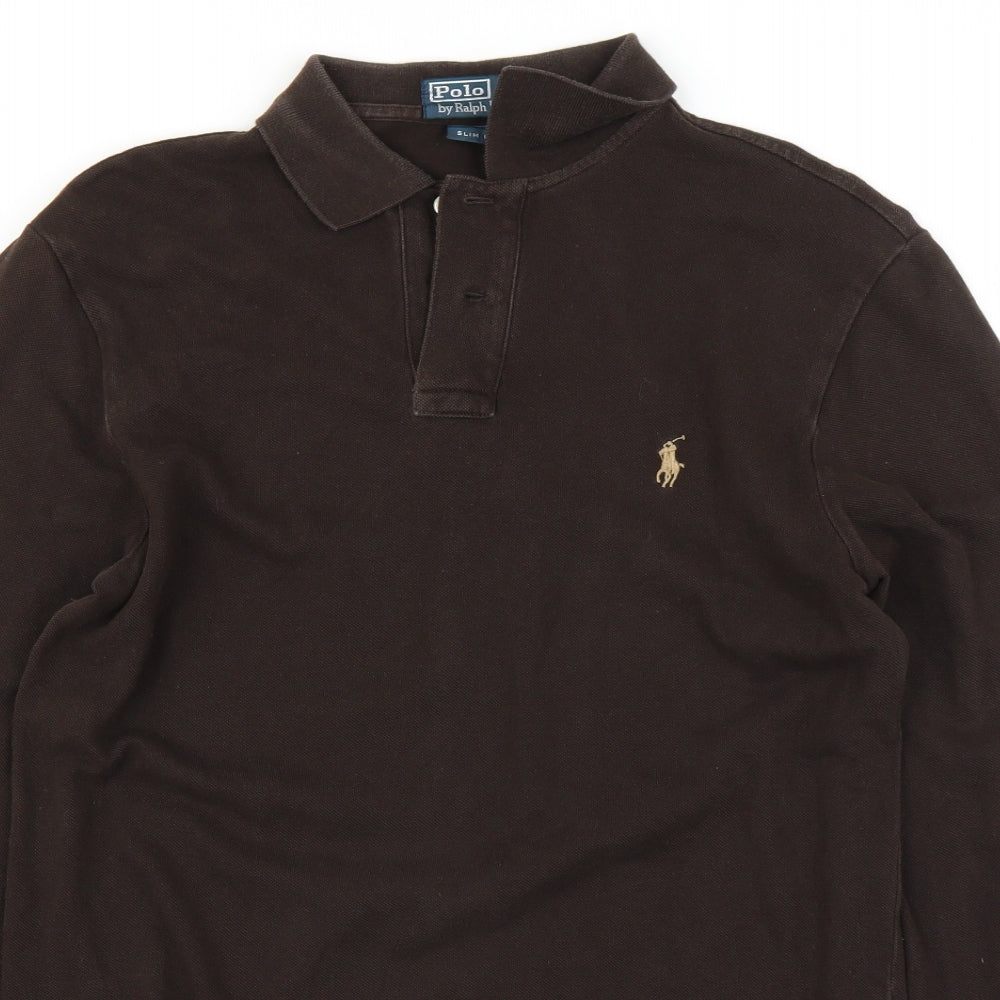 Polo Ralph Lauren Mens Brown    Polo Size M