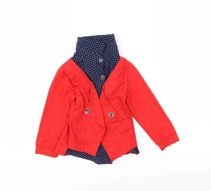 Preworn Baby Red   Jacket  Size 18-24 Months