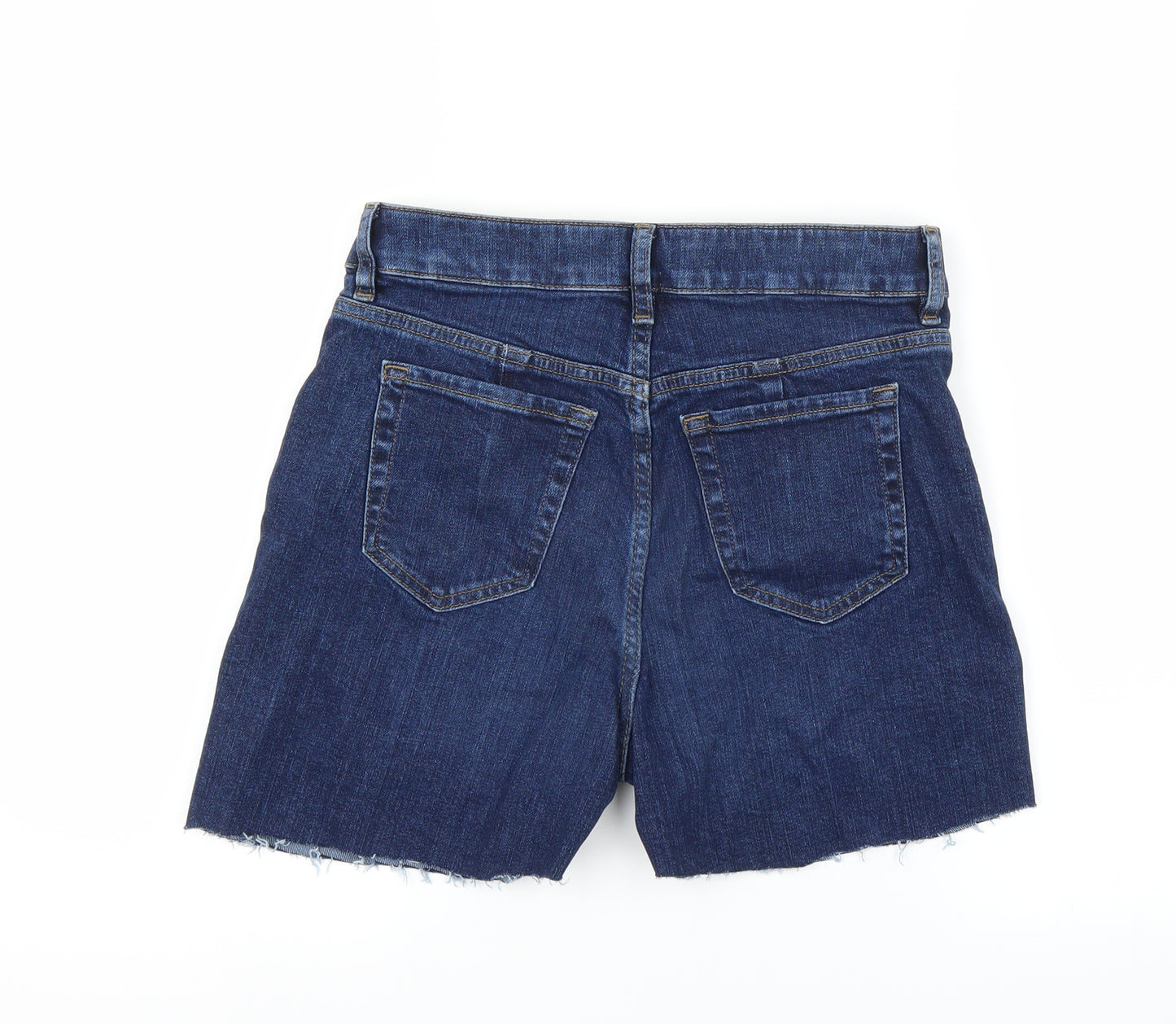 Marks and Spencer Womens Blue   Mom Shorts Size 8