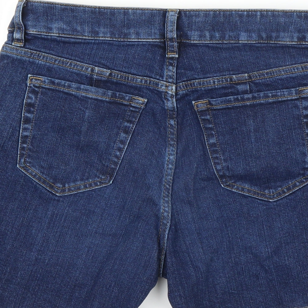 Marks and Spencer Womens Blue   Mom Shorts Size 8