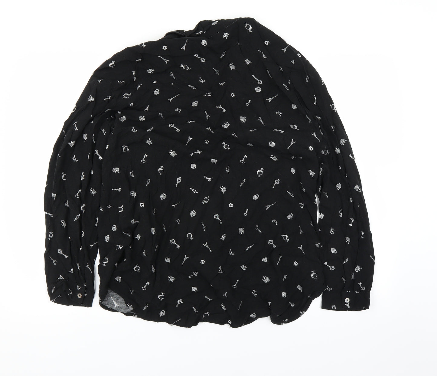 Very Womens Black   Basic Button-Up Size 22