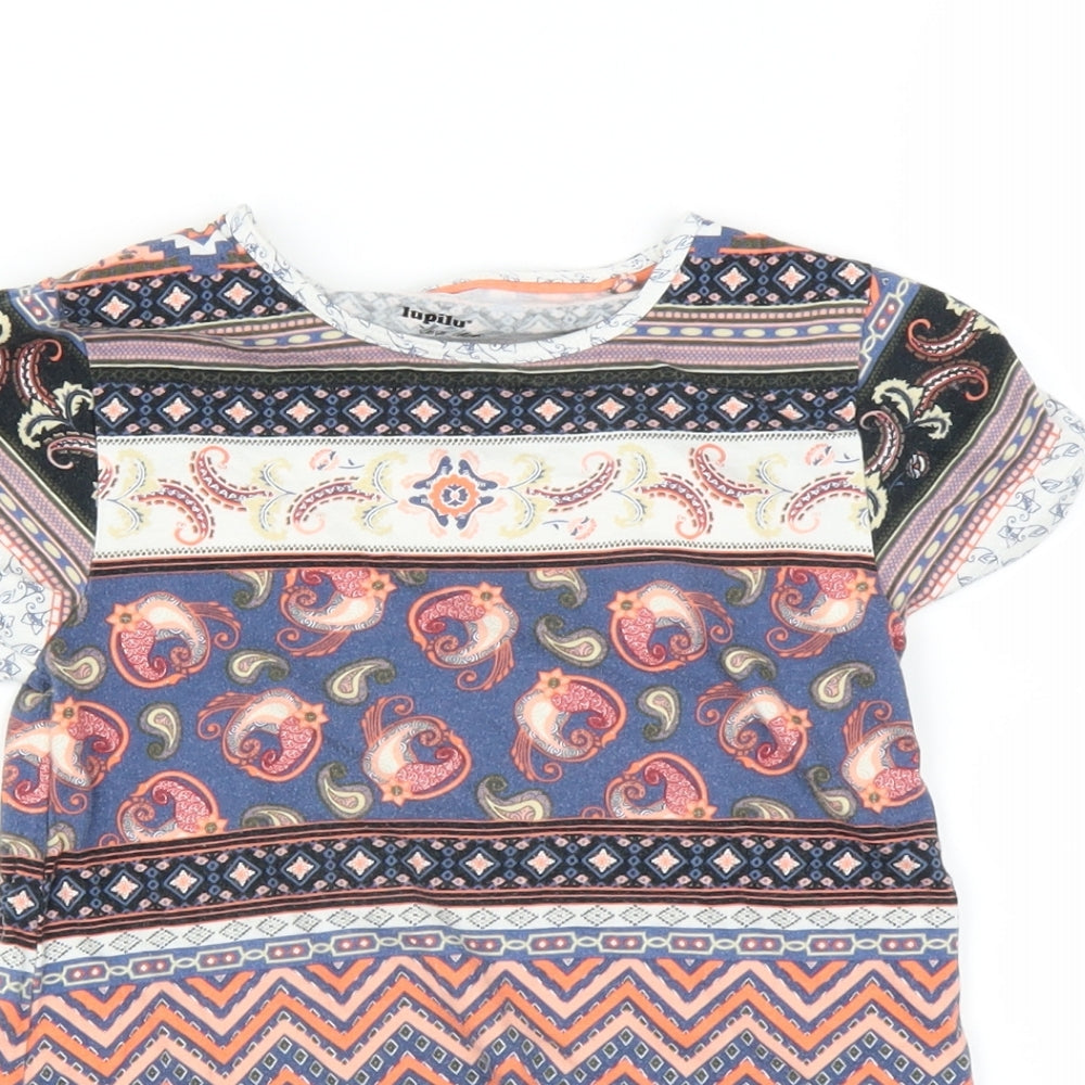 Lupilu Girls Blue   Basic T-Shirt Size 5-6 Years