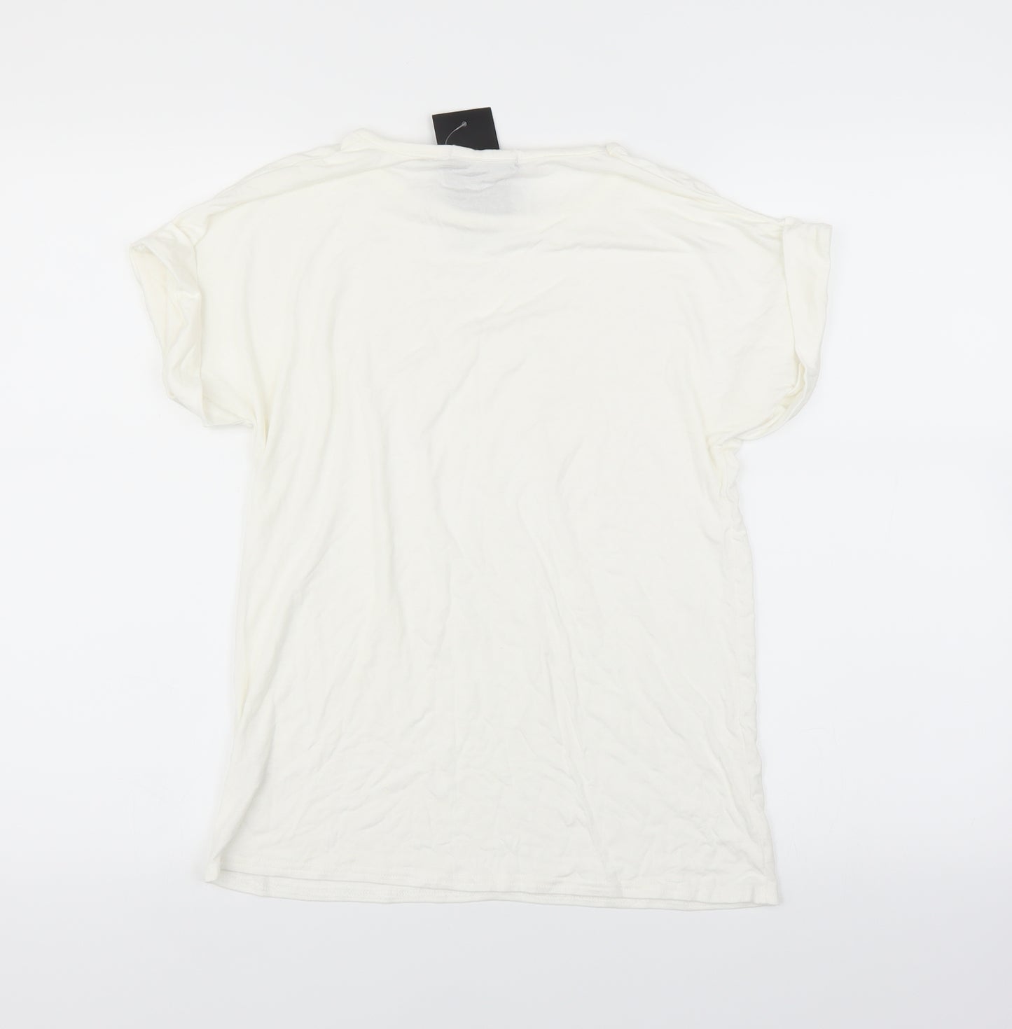 musthave Womens White   Basic T-Shirt Size M