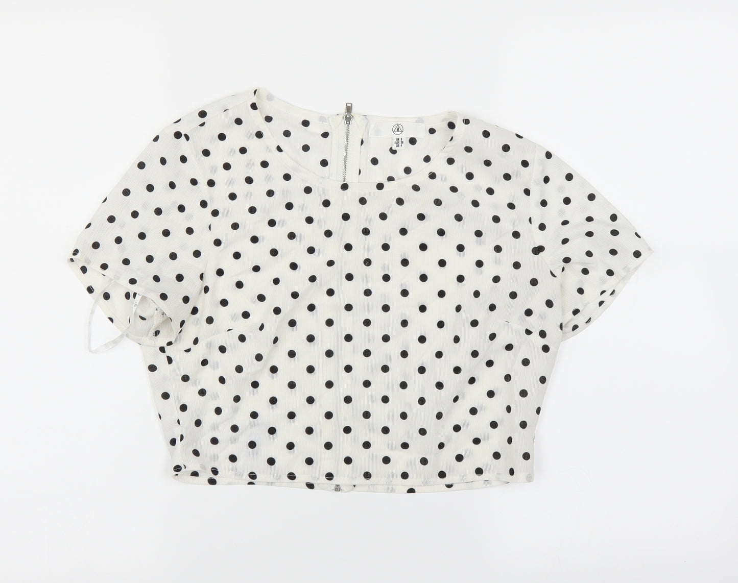 Missguided Womens White   Basic T-Shirt Size 8