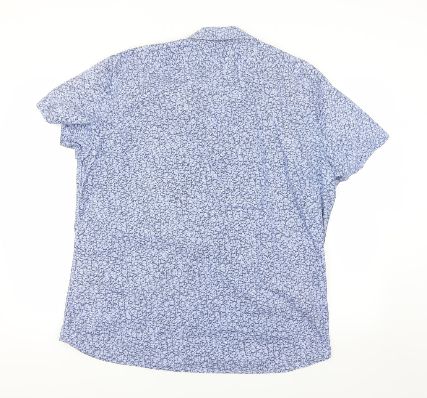 NEXT Mens Blue    Dress Shirt Size XL