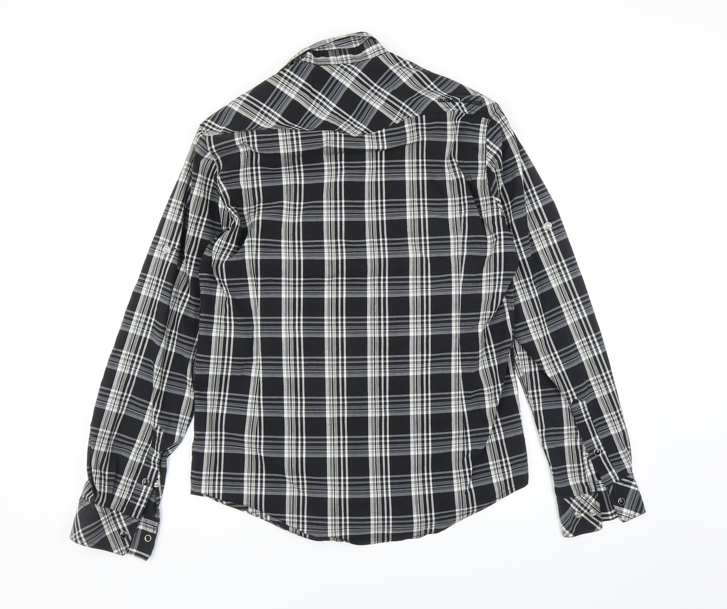 Guide London Mens Black    Dress Shirt Size L