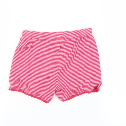 Mini Club Baby Pink Striped  Cropped Trousers Size 12-18 Months