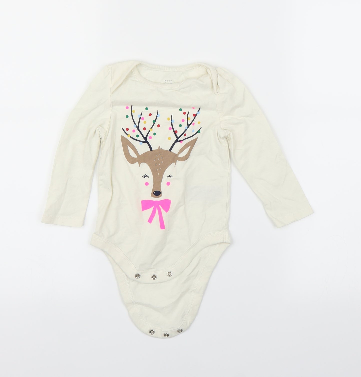 Gap Baby White   Babygrow One-Piece Size 18-24 Months