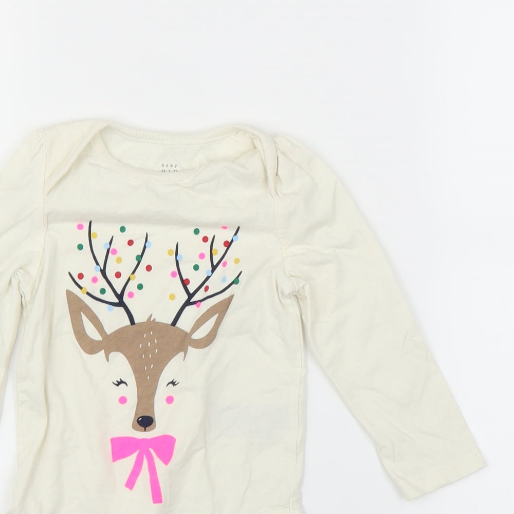Gap Baby White   Babygrow One-Piece Size 18-24 Months