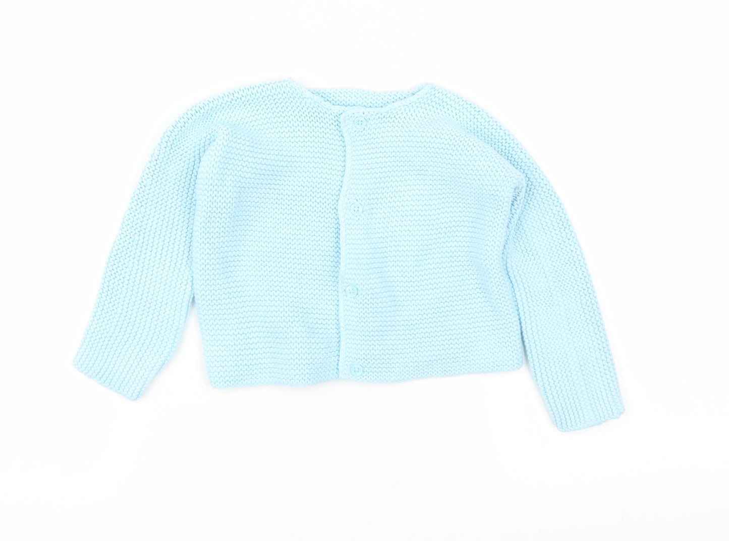 Marks and Spencer Baby Blue   Cardigan Jumper Size 9-12 Months