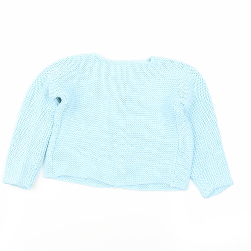 Marks and Spencer Baby Blue   Cardigan Jumper Size 9-12 Months