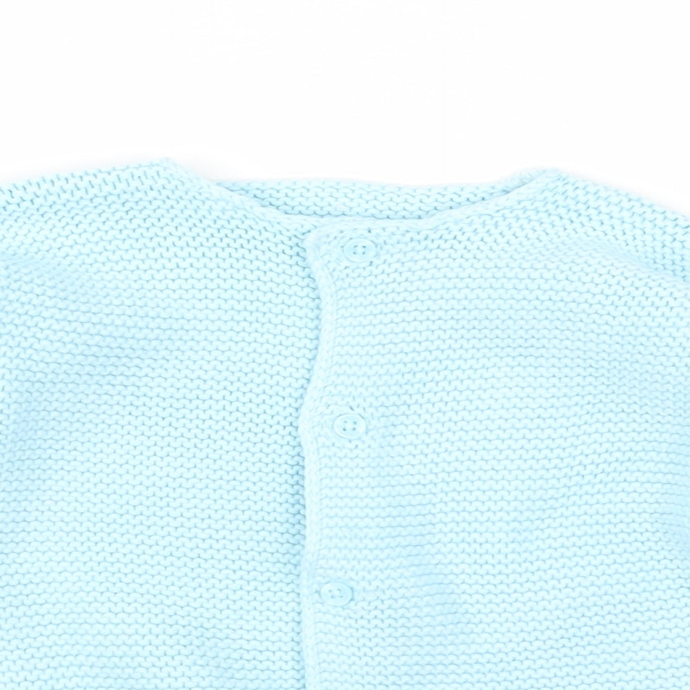 Marks and Spencer Baby Blue   Cardigan Jumper Size 9-12 Months