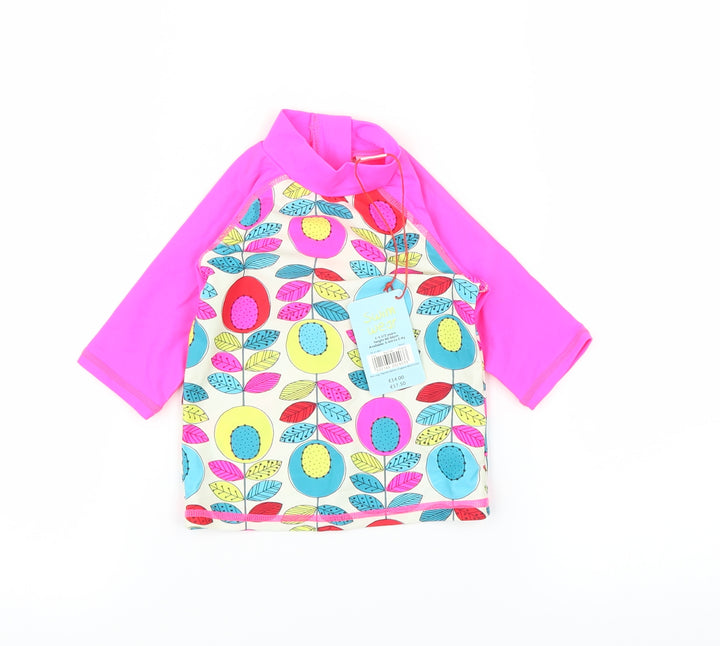 Mini Club Girls Pink Basic T-Shirt Size 12-18 Months