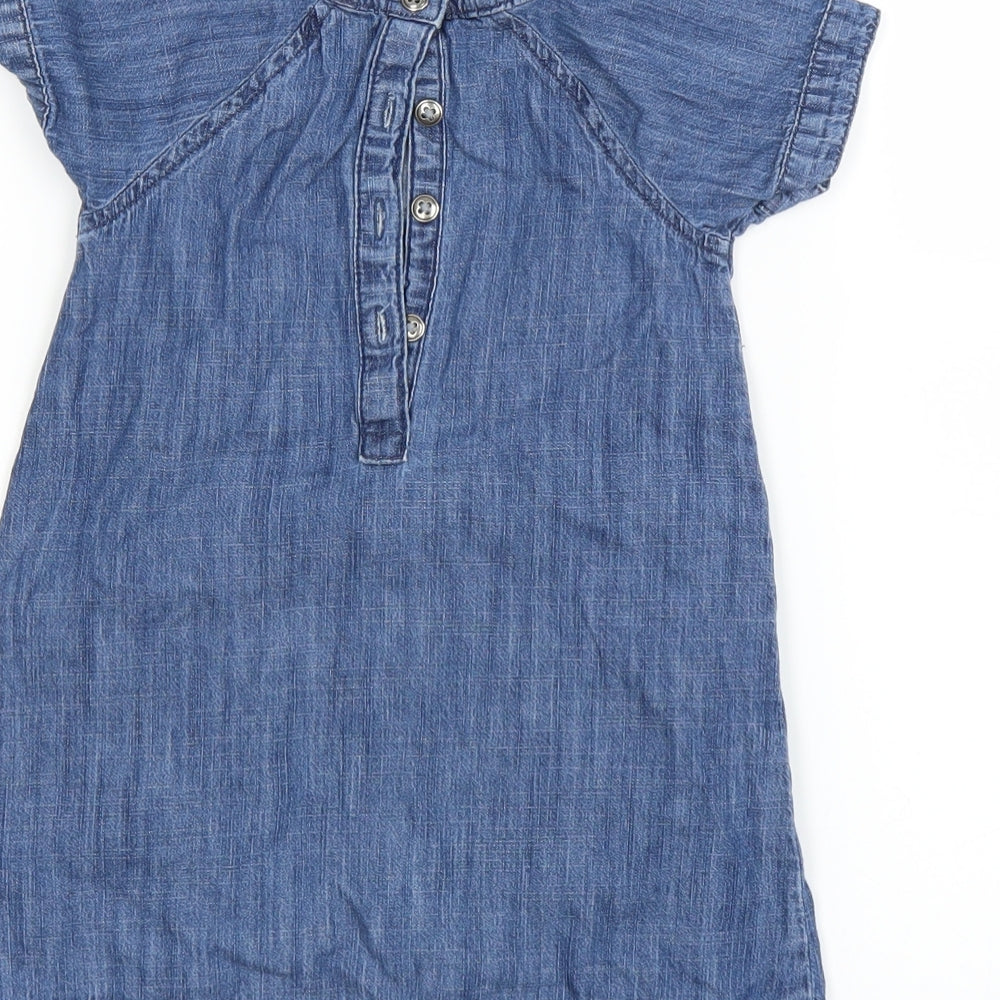 NEXT Girls Blue  Denim A-Line  Size 18-24 Months