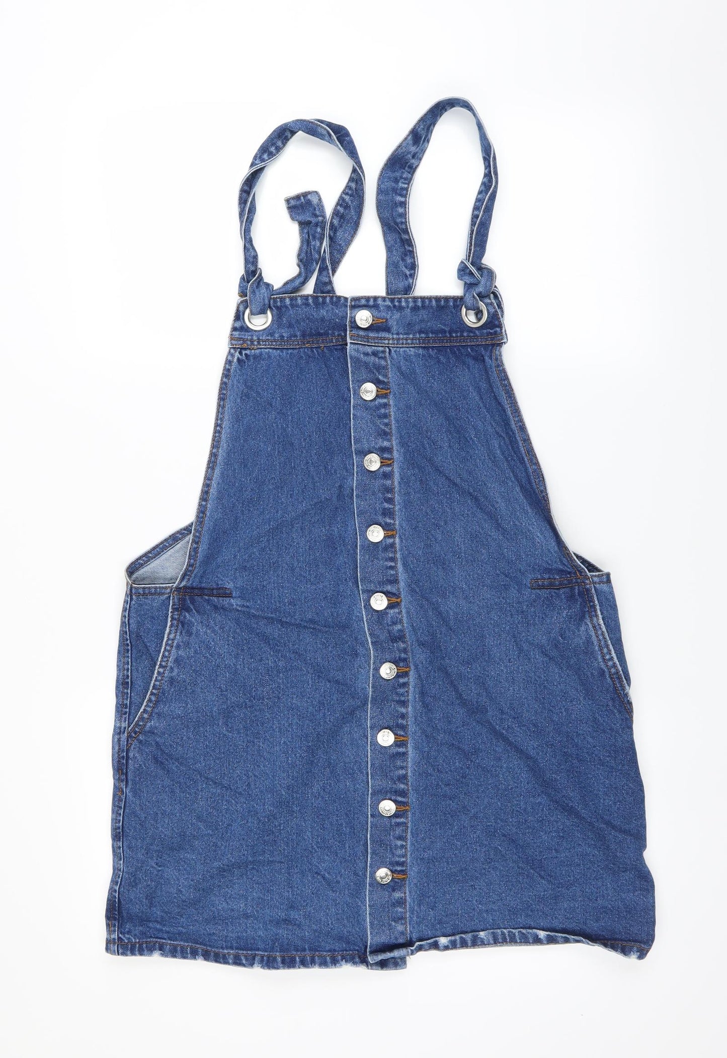 Mango Womens Blue  Denim A-Line  Size L