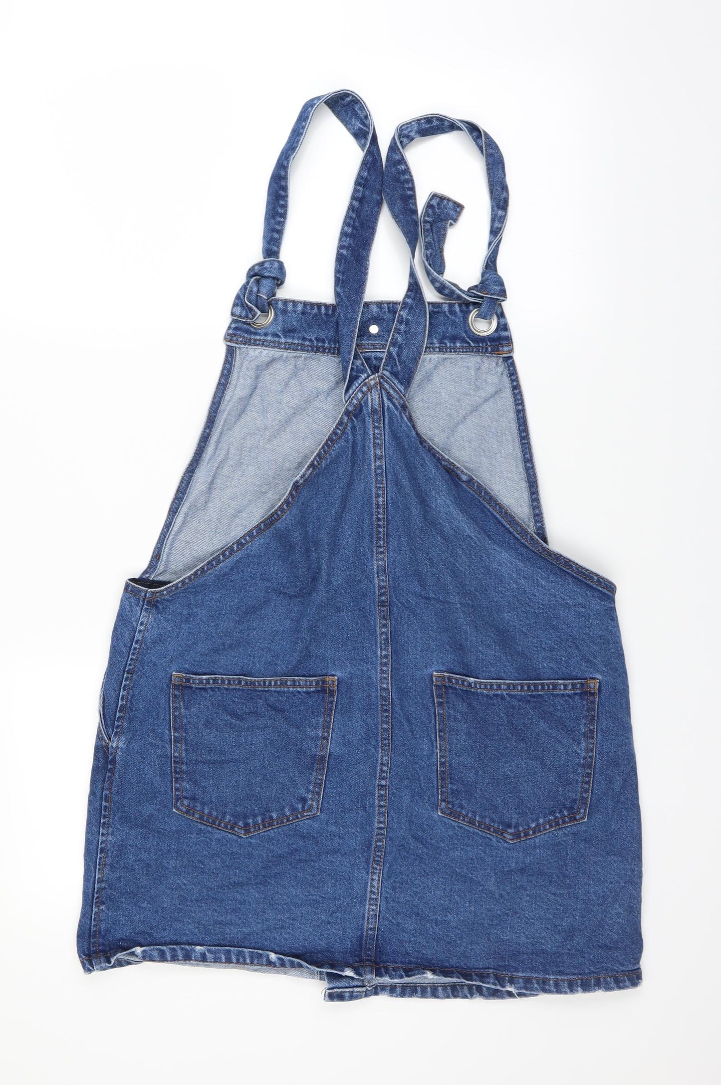 Mango Womens Blue  Denim A-Line  Size L