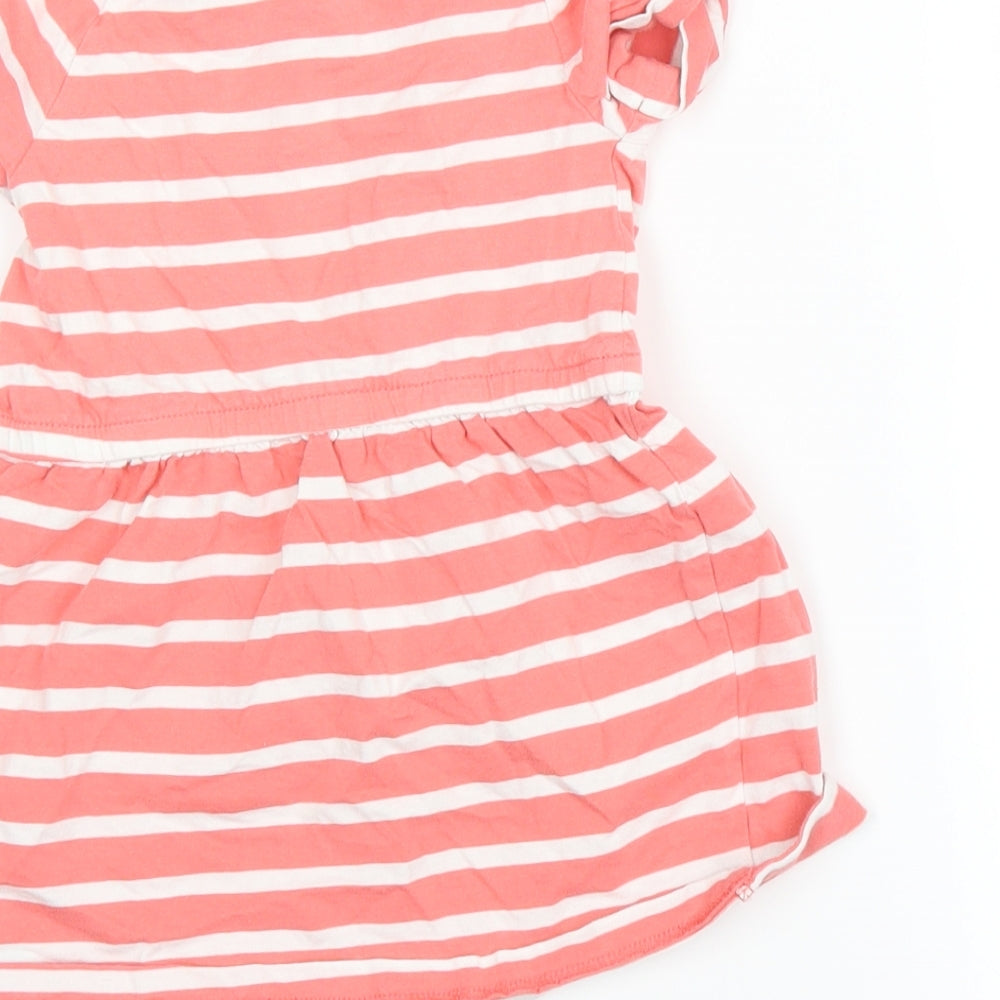 Gap Girls Pink Striped  A-Line  Size 24 Months
