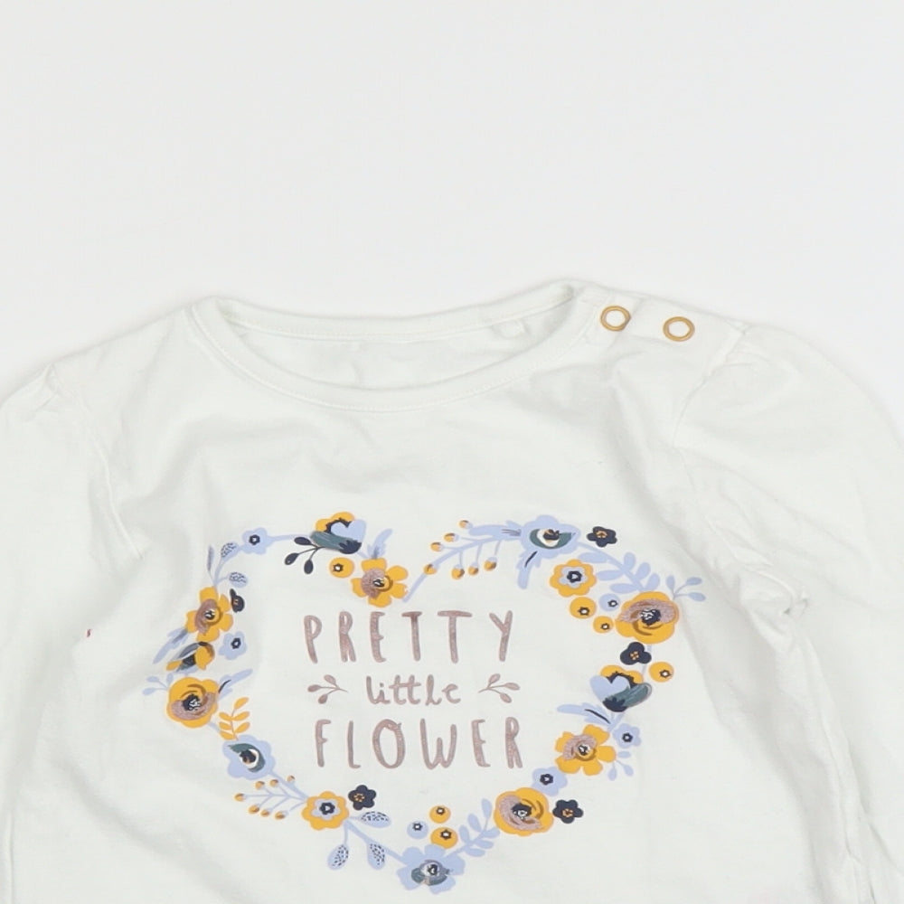 TU Baby White   Basic T-Shirt Size 12-18 Months