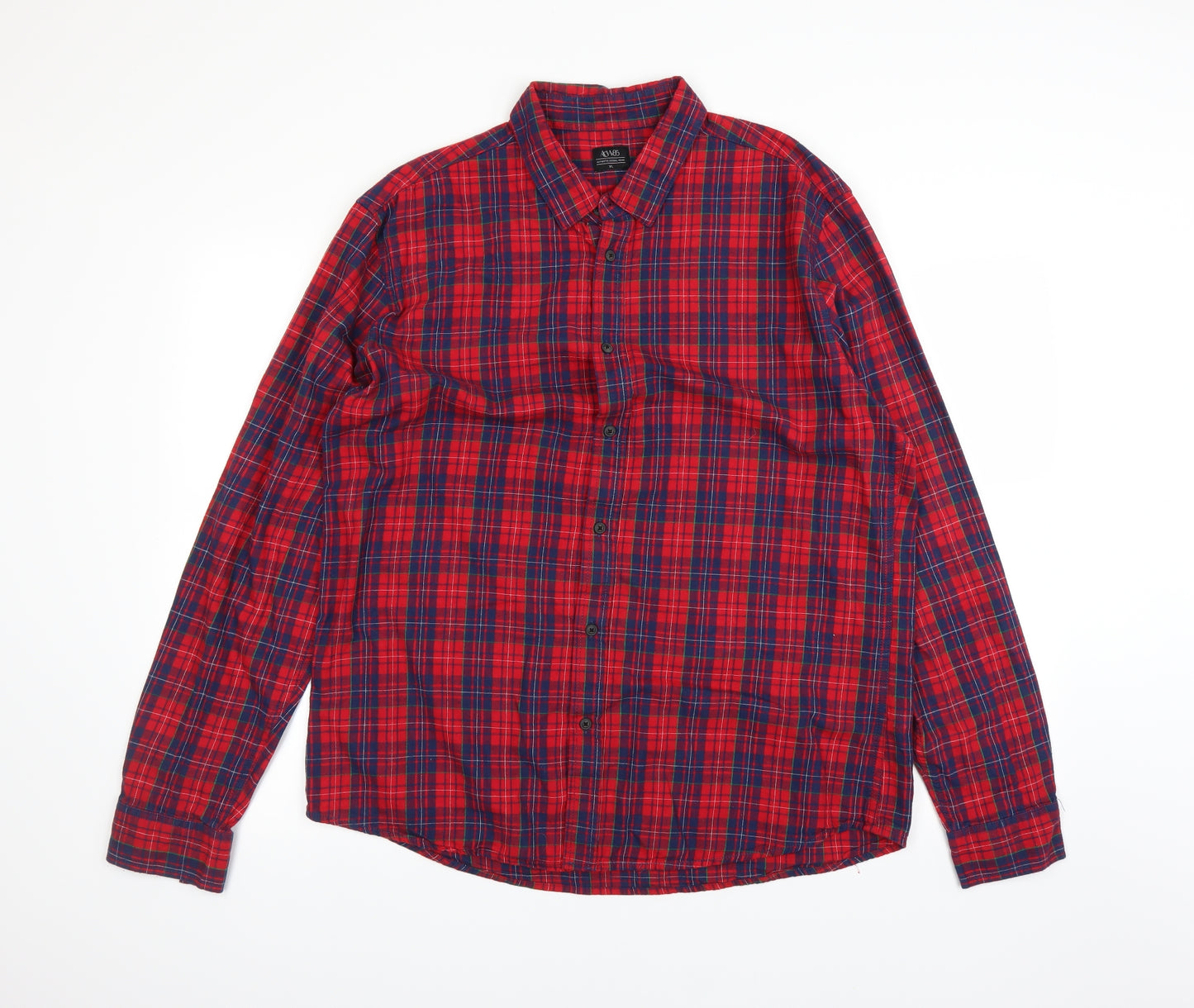 Acw85 Mens Red    Dress Shirt Size XL