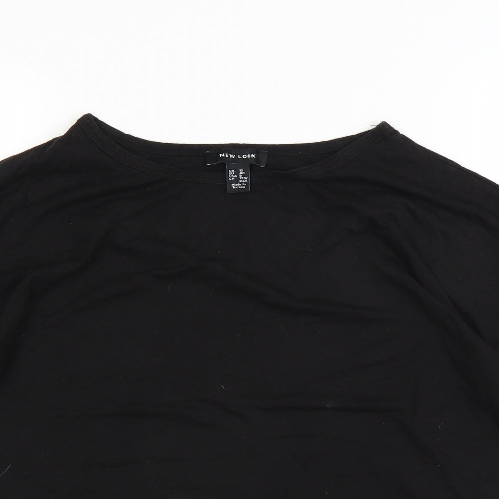 New Look Womens Black   Basic T-Shirt Size 12