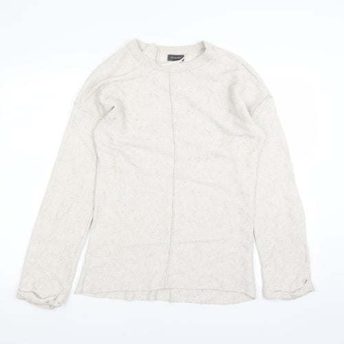 Primark Womens White   Pullover Jumper Size M