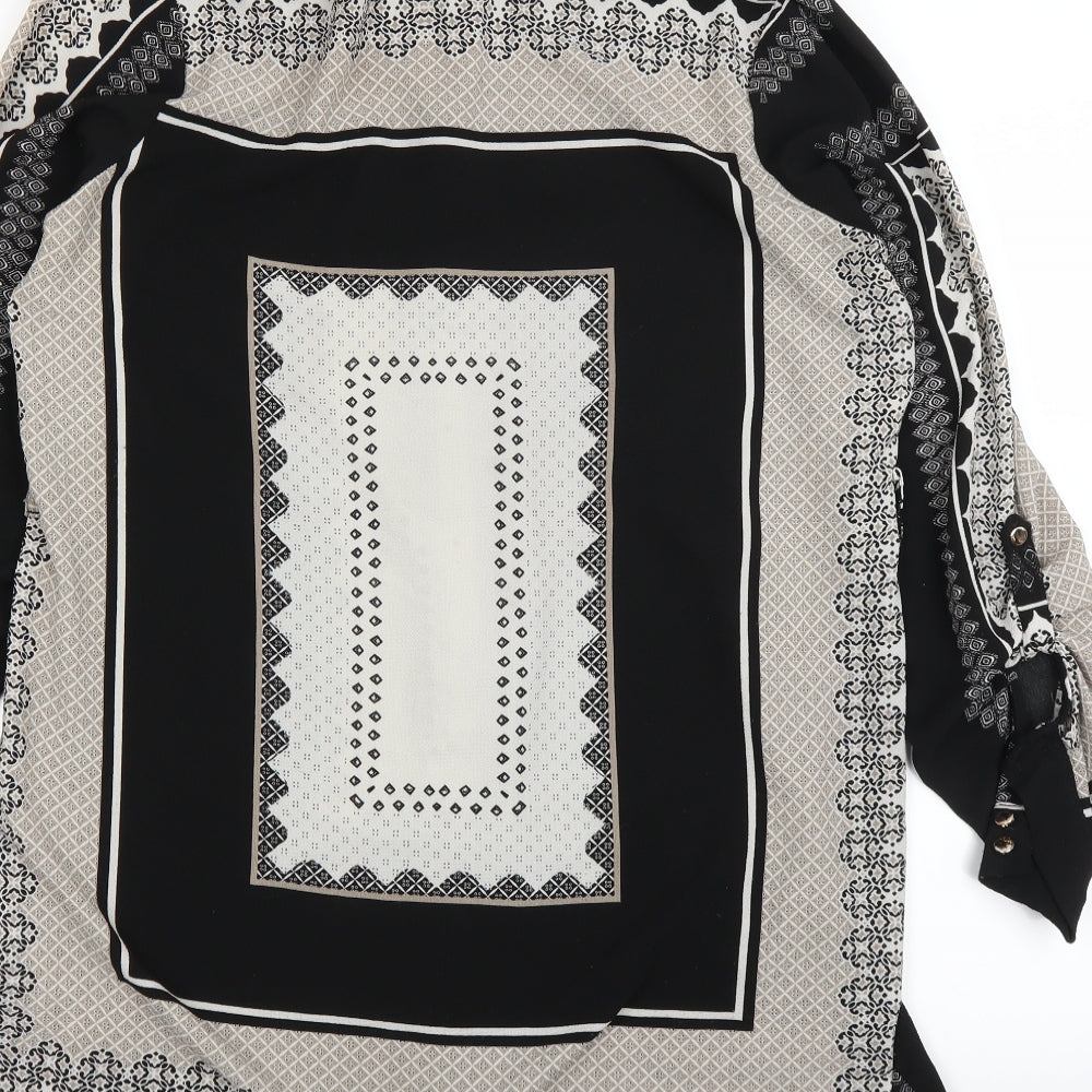 New Look Womens Black   Basic Button-Up Size 12