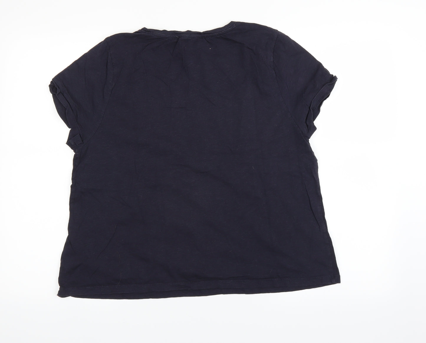Marks and Spencer Womens Blue   Basic T-Shirt Size 14
